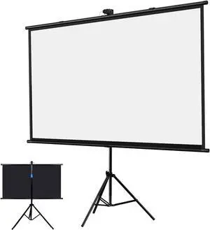 Portable Tripod Projection Screen, 4:3/16:9 4K Hd Portable Video Projection Screen for Backyard Home Theater Outside Movie Night Camping, Wall-Mounted/Stand Pro16:09 72 Portable Tripod Projection Screen, 4:3/16:9 4K Hd Portable Video Projection Screen for Backyard Home Theater Outside Movie Night Camping, Wall-Mounted/Stand Pro16:09 72