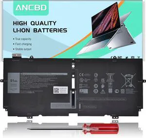 X1W0D Battery for Dell XPS 13 7390 2-in-1 XPS 13 9310 2-in-1 P103G P103G001 X1W0D Battery for Dell XPS 13 7390 2-in-1 XPS 13 9310 2-in-1 P103G P103G001