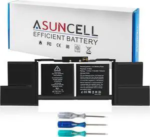 ASUNCELL Battery for MacBook Pro 15 Inch A1990 (Mid 2018 2019), Laptop Battery Replacement Model A1953 Battery EMC 3215 3359 7400mAh (Upgraded 6.2 Versions) ASUNCELL Battery for MacBook Pro 15 Inch A1990 (Mid 2018 2019), Laptop Battery Replacement Model A1953 Battery EMC 3215 3359 7400mAh (Upgraded 6.2 Versions)