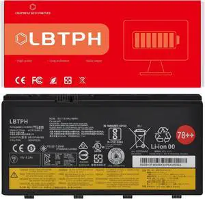 00HW030 15V 96Wh 6400mAh Battery Replacement for Lenovo ThinkPad P70 P71 Series SB10F46468 01AV451 4X50K14092 78+ 78++ 8 Cell 00HW030 15V 96Wh 6400mAh Battery Replacement for Lenovo ThinkPad P70 P71 Series SB10F46468 01AV451 4X50K14092 78+ 78++ 8 Cell