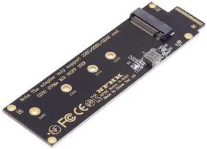 CY NVMe NGFF M-key 4X Host Adapter to Ruler 1U GEN-Z EDSFF Short SSD E1.S Carrier Adapter CY NVMe NGFF M-key 4X Host Adapter to Ruler 1U GEN-Z EDSFF Short SSD E1.S Carrier Adapter