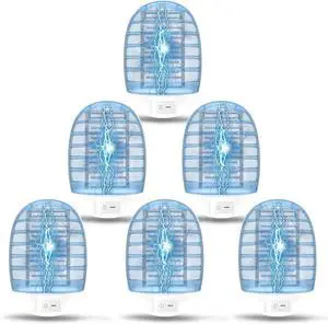 Indoor Bug Zappers, Fly Traps for Indoors, Mosquito Killer for Home | 6 Packs Mosquito Zapper Indoor, Insect Traps for Kids & Pets, Indoor Fly Zapper for Kitchen, Bedroom, Baby Room Indoor Bug Zappers, Fly Traps for Indoors, Mosquito Killer for Home | 6 Packs Mosquito Zapper Indoor, Insect Traps for Kids & Pets, Indoor Fly Zapper for Kitchen, Bedroom, Baby Room