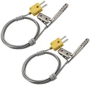 TL3163K K-Type Thermocouple 2-Pack -40°F to 470°F Temperature Range TL3163K K-Type Thermocouple 2-Pack -40°F to 470°F Temperature Range