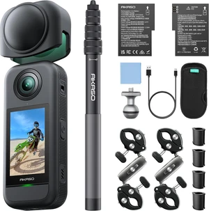 360 Action Camera Motorcycle Combo 5.7K 360 Video & 360-SuperSmooth 360 Action Camera Motorcycle Combo 5.7K 360 Video & 360-SuperSmooth