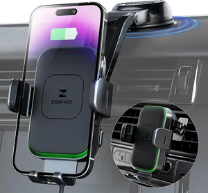 Wireless Car Charger, DUOXX Dual Coils 15W Fast Charging Auto-Clamping Car Mount, Dashboard, Vent Charging Phone Holder for iPhone 17 16 15 14 13 12, S23 Ultra, Z Flip4 3, etc Wireless Car Charger, DUOXX Dual Coils 15W Fast Charging Auto-Clamping Car Mount, Dashboard, Vent Charging Phone Holder for iPhone 17 16 15 14 13 12, S23 Ultra, Z Flip4 3, etc