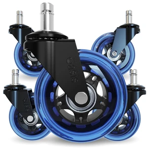 Original Office Chair Wheels (As Seen On PBS), Blue Original Office Chair Wheels (As Seen On PBS), Blue