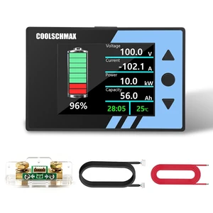 300A Battery Monitor with Shunt, 2.4" TFT LCD