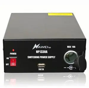 13.8V Power Supply,Ham Radio Switching Power Supply, Regulated Analog DC Power Supply with Cigarette Plug Socket for CB VHF UHF HAM Amateur Radio 13.8V Power Supply,Ham Radio Switching Power Supply, Regulated Analog DC Power Supply with Cigarette Plug Socket for CB VHF UHF HAM Amateur Radio