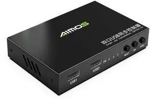 4 Ports KVM Switch Distributor, DNF Keyboard Mouse Synchronizer, USB Shared Display Synchronization Controller 4 Ports KVM Switch Distributor, DNF Keyboard Mouse Synchronizer, USB Shared Display Synchronization Controller