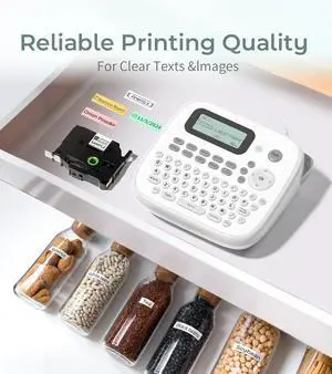 Label Maker Waterproof Labels, Labeler Machine with 6 Tapes, 12mm Spring Color Removable Freezer Food Labels, Replacement for Ptouch Label Maker Machine, Bold Fonts & 100+ Borders, D210s Label Maker Waterproof Labels, Labeler Machine with 6 Tapes, 12mm Spring Color Removable Freezer Food Labels, Replacement for Ptouch Label Maker Machine, Bold Fonts & 100+ Borders, D210s