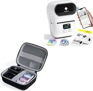 Phomemo M110 White Label Printer with Black Label Maker Case Phomemo M110 White Label Printer with Black Label Maker Case