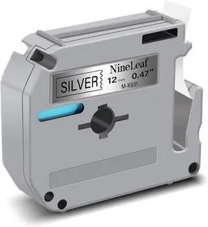 NineLeaf 40 Pack Compatible for Ptouch M Tape MK931 M-K931 M931 M-931 M-K931S 12mm 0.47 Black on Silver Label Tape for PT-70BM PT-M95 PT-90 PT-70 PT-85 Label Maker Refills NineLeaf 40 Pack Compatible for Ptouch M Tape MK931 M-K931 M931 M-931 M-K931S 12mm 0.47 Black on Silver Label Tape for PT-70BM PT-M95 PT-90 PT-70 PT-85 Label Maker Refills