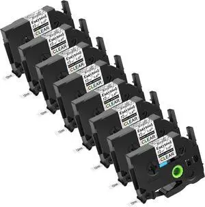 8 X Compatible with P-Touch TZe-131L1 AZE-131L1 TZ-131L1 12mm 0.47'' Black on Starry Clear Rainbow Glitter Bling Embellish Tape Replacement for Ptouch PT-H100 PT-D200 PT-P700 Label Maker 8 X Compatible with P-Touch TZe-131L1 AZE-131L1 TZ-131L1 12mm 0.47'' Black on Starry Clear Rainbow Glitter Bling Embellish Tape Replacement for Ptouch PT-H100 PT-D200 PT-P700 Label Maker