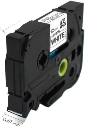 Tape Ribbon 12mm Tz231 Compatible with PT H110 Label Maker Printer Tape Ribbon 12mm Tz231 Compatible with PT H110 Label Maker Printer