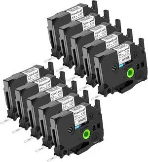 10PK Compatible for Ptouch HSe-211 HSe211 HS-211 HS211 5.8mm 0.23 Black on White Heat Shrink Tubes for PT-E300 PT-E500 PT-E550W PT-P750W Label Maker Tapes 10PK Compatible for Ptouch HSe-211 HSe211 HS-211 HS211 5.8mm 0.23 Black on White Heat Shrink Tubes for PT-E300 PT-E500 PT-E550W PT-P750W Label Maker Tapes