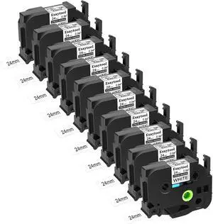10 X Compatible with P-Touch TZe-S251 AZE-S251 TZ-S251 Black on White 24mm 0.94'' Extra Strength Adhesive Laminated Tape Replacement for Ptouch PT-D600 PT-E500 PT-H500 PT-P710BT Label Maker 10 X Compatible with P-Touch TZe-S251 AZE-S251 TZ-S251 Black on White 24mm 0.94'' Extra Strength Adhesive Laminated Tape Replacement for Ptouch PT-D600 PT-E500 PT-H500 PT-P710BT Label Maker