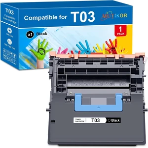 T03 Black Toner Cartridge Replacement for 2725C001AA Toner for Can ImageRunner Advance 525iF 525iFZ 615iF 615iFZ 715iF 715iFZ DX 527iF 527iFZ 617iF 617iFZ 717iF 717iFZ Printers (1-Pack) T03 Black Toner Cartridge Replacement for 2725C001AA Toner for Can ImageRunner Advance 525iF 525iFZ 615iF 615iFZ 715iF 715iFZ DX 527iF 527iFZ 617iF 617iFZ 717iF 717iFZ Printers (1-Pack)