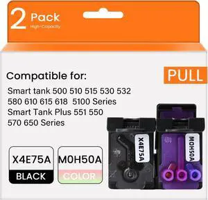 Smart Tank Plus 651 Printhead X4E75A M0H50A Print Head for HP Smart Tank 500 510 515 530 532 580 610 615 618 5100 Series Smart Tank Plus 551 550 570 650 Series (X4E75A Black M0H50A Tri-Color) Smart Tank Plus 651 Printhead X4E75A M0H50A Print Head for HP Smart Tank 500 510 515 530 532 580 610 615 618 5100 Series Smart Tank Plus 551 550 570 650 Series (X4E75A Black M0H50A Tri-Color)