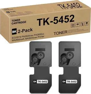 TK5452K TK5452 TK-5452 Toner Cartridge Compatible for Kyocera TK5452K TK-5452 TK5452 Toner for ECOSYS PA2600cwx PA2600cx MA2600cwfx MA2600cwx Printers(Black,4,100 Pages,2 Pack) TK5452K TK5452 TK-5452 Toner Cartridge Compatible for Kyocera TK5452K TK-5452 TK5452 Toner for ECOSYS PA2600cwx PA2600cx MA2600cwfx MA2600cwx Printers(Black,4,100 Pages,2 Pack)