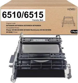 6510 6515 Transfer Belt Assembly 6510 6515 Transfer Belt Unit 607K00936 607K00935 607K00934 607K00930 Compatible with Xerox Phaser 6510N 6510DN 6510DNI WorkCentre 6515N 6515DN 6515DNI Printer(1-Pack) 6510 6515 Transfer Belt Assembly 6510 6515 Transfer Belt Unit 607K00936 607K00935 607K00934 607K00930 Compatible with Xerox Phaser 6510N 6510DN 6510DNI WorkCentre 6515N 6515DN 6515DNI Printer(1-Pack)