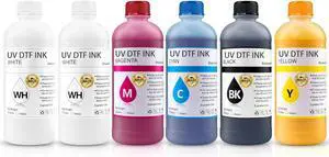 6X 500ML White Premium UV DTF Ink,Refill Ink for EP-Printheads 6X 500ML White Premium UV DTF Ink,Refill Ink for EP-Printheads