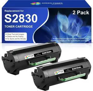 S2830 Toner Cartridge Black, 2-Pack S2830 Toner Cartridge Black, 2-Pack