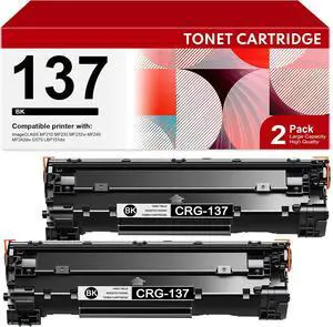 137 Toner Cartridge Replacement for Canon CRG137 CRG-137 Black Toner Cartridge to Use with ImageClass MF232W MF227dw MF229dw MF216n MF236n MF244dw D570 LBP151dw Printer (2 Black) 137 Toner Cartridge Replacement for Canon CRG137 CRG-137 Black Toner Cartridge to Use with ImageClass MF232W MF227dw MF229dw MF216n MF236n MF244dw D570 LBP151dw Printer (2 Black)