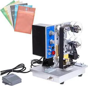 Production Date Automatic Coding Machine,Electric Ribbon Code Printer,200 W for Hot Stamping Plastic Aluminum Foil Bags Production Date Automatic Coding Machine,Electric Ribbon Code Printer,200 W for Hot Stamping Plastic Aluminum Foil Bags