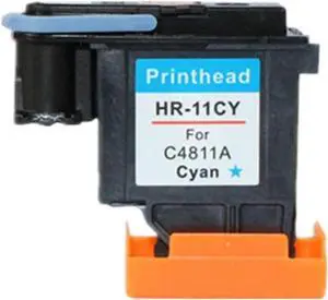 Compatible for Magenta 11 Replacement Printhead for Designjet 70 100 110 500 510 (C4810A C4811A C4812A C4813A)(Cyan) Compatible for Magenta 11 Replacement Printhead for Designjet 70 100 110 500 510 (C4810A C4811A C4812A C4813A)(Cyan)