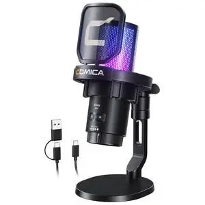 Ejoy Uni(D) USB Gaming Microphone with Noise Cancellation, RGB Lights, Monitoring, Muting, Streaming Mic for Computer, PS5, PS4, Streaming, Podcast, Chat, Twitch, YouTube, Discord(Black) Ejoy Uni(D) USB Gaming Microphone with Noise Cancellation, RGB Lights, Monitoring, Muting, Streaming Mic for Computer, PS5, PS4, Streaming, Podcast, Chat, Twitch, YouTube, Discord(Black)