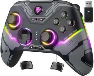 X15 Wireless PC Controller with Hall Effect Joysticks & Triggers, RGB Lighting, 2 Back Buttons, 1000mAh Battery, Bluetooth Game Controller for Windows PC, Steam, Switch & Android X15 Wireless PC Controller with Hall Effect Joysticks & Triggers, RGB Lighting, 2 Back Buttons, 1000mAh Battery, Bluetooth Game Controller for Windows PC, Steam, Switch & Android