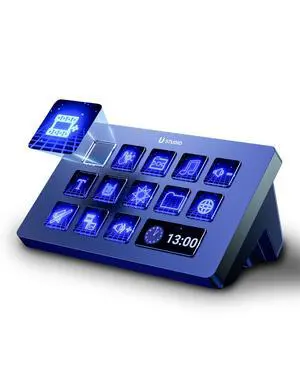 Stream Controller Macro Keyboard D200 U-Studio Macro Pad 14 LCD Keys Stream Controller Macro Keyboard D200 U-Studio Macro Pad 14 LCD Keys