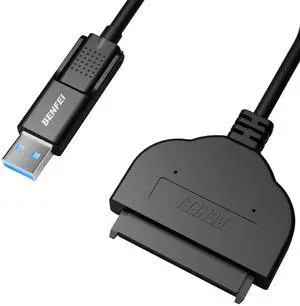 SATA to USB Cable, 2in1 USB-C/USB 3.0 to SATA III Hard Driver Adapter Compatible for 2.5 inch HDD and SSD SATA to USB Cable, 2in1 USB-C/USB 3.0 to SATA III Hard Driver Adapter Compatible for 2.5 inch HDD and SSD