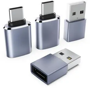 USB to USB C Adapter for iPhone 17 Charger 4 Pack,USBC Female to A Male OTG Type C Converter for iWatch 7 8 9 10,iPhone 16 15 14 13 Plus Pro Max,AirPods,iPad,Car,Samsung S25 (Light Gray) USB to USB C Adapter for iPhone 17 Charger 4 Pack,USBC Female to A Male OTG Type C Converter for iWatch 7 8 9 10,iPhone 16 15 14 13 Plus Pro Max,AirPods,iPad,Car,Samsung S25 (Light Gray)