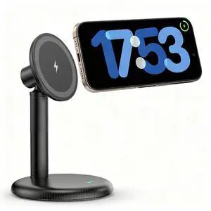 Magnetic Wireless Charger Stand for iPhone 17/16/15/14/13(No Adapter) Magnetic Wireless Charger Stand for iPhone 17/16/15/14/13(No Adapter)