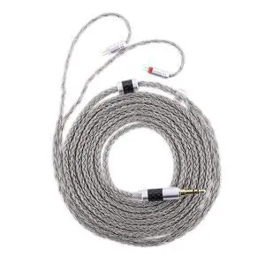 Tripowin Zonie IEM Cable, 2m Long Earbud Cord, 16 Core Silver Plated Earphone Cable, in Ear Monitor Wire for Audiophile Musician (2Pin) Tripowin Zonie IEM Cable, 2m Long Earbud Cord, 16 Core Silver Plated Earphone Cable, in Ear Monitor Wire for Audiophile Musician (2Pin)