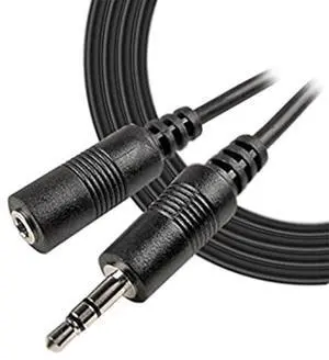 25 Feet 3.5mm Male to Female Stereo Audio Cable for Phones, Headphones, Speakers, Tablets, PCs, MP3 Players and More 25 Feet 3.5mm Male to Female Stereo Audio Cable for Phones, Headphones, Speakers, Tablets, PCs, MP3 Players and More