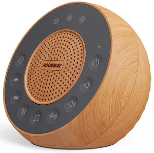 White Noise Machine with 31 Soothing Sounds, 5W Loud Stereo Sound, Auto-Off Timer, Adjustable Volume, Sleep Sound Machine for Baby, Kid, Adult -Wood Grain White Noise Machine with 31 Soothing Sounds, 5W Loud Stereo Sound, Auto-Off Timer, Adjustable Volume, Sleep Sound Machine for Baby, Kid, Adult -Wood Grain