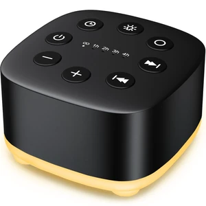 White Noise Sound Machine 30 Soothing Sounds with 32 Volume Control 12 Night Light 5 Timers Portable Sleep Machine for Travel Powered by AC or USB Sleep Therapy for Baby Kids Adults (Black) White Noise Sound Machine 30 Soothing Sounds with 32 Volume Control 12 Night Light 5 Timers Portable Sleep Machine for Travel Powered by AC or USB Sleep Therapy for Baby Kids Adults (Black)