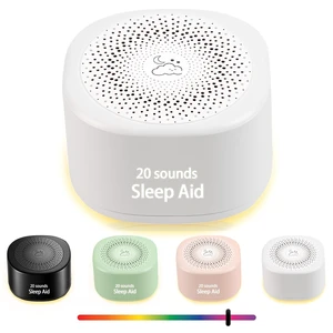 Travel White Noise Sound Machine 20 Sounds, Portable Sound Machine for Adults Sleep, Mini Sleep Aid with Adjustable Volume, 3 Timers, Colorful Night Light, Rechargeable for Baby, Home, Registry Gift Travel White Noise Sound Machine 20 Sounds, Portable Sound Machine for Adults Sleep, Mini Sleep Aid with Adjustable Volume, 3 Timers, Colorful Night Light, Rechargeable for Baby, Home, Registry Gift
