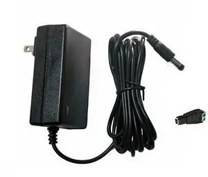 DC 12V 2Amp Power Adapter Supply 100-240 50/60Hz to 12 Volts Power Supply 2a AC/DC Transformer,10ft DC 12V Power Cord, 5.5mm x 2.5mm Barrel Plug (10FT) DC 12V 2Amp Power Adapter Supply 100-240 50/60Hz to 12 Volts Power Supply 2a AC/DC Transformer,10ft DC 12V Power Cord, 5.5mm x 2.5mm Barrel Plug (10FT)