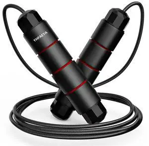 YHFAEYA Jump Rope,Adjustable Jumping Rope,Tangle Free Fast Ball Bearings skipping rope,Suitable for Men, Women, and Kids,Fitness,Workout and Slimming at Home,School. YHFAEYA Jump Rope,Adjustable Jumping Rope,Tangle Free Fast Ball Bearings skipping rope,Suitable for Men, Women, and Kids,Fitness,Workout and Slimming at Home,School.