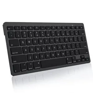 Bluetooth Keyboard Compatible with Mac, Compact Wireless Keyboard Compatible with MacBook Pro/Air, iMac, Mac mini/Pro Laptop and PC, Dark Black Bluetooth Keyboard Compatible with Mac, Compact Wireless Keyboard Compatible with MacBook Pro/Air, iMac, Mac mini/Pro Laptop and PC, Dark Black