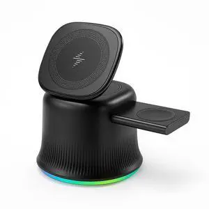2026 3 in 1 Wireless Charging Station for Apple MagSafe Charger, 15W Fast Magnetic MagSafe Charger Stand for iPhone 17 16 15 14 13 12 Apple Watch AirPods Series (Black), Gifts for Men 2026 3 in 1 Wireless Charging Station for Apple MagSafe Charger, 15W Fast Magnetic MagSafe Charger Stand for iPhone 17 16 15 14 13 12 Apple Watch AirPods Series (Black), Gifts for Men