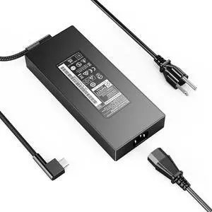 280W 19.5V 14.36A Gan Charger for Razer Blade 16 18 RZ09-0483 RZ09-0484 RTX 4070 4080 4090 with AC Power Supply Adapater Cord 280W 19.5V 14.36A Gan Charger for Razer Blade 16 18 RZ09-0483 RZ09-0484 RTX 4070 4080 4090 with AC Power Supply Adapater Cord
