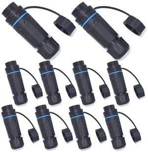 10PCS Shielded RJ45 Waterproof Panel Mount Connector IP68 Cat5/5e/6 8P8C Ethernet LAN Cable Coupler Female to Female Outdoor Network Adapter 10PCS Shielded RJ45 Waterproof Panel Mount Connector IP68 Cat5/5e/6 8P8C Ethernet LAN Cable Coupler Female to Female Outdoor Network Adapter