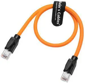Alvin's Cables RJ45 Ethernet Cable, CAT6A Shielded Industrial Profinet Ethernet Cable High-Flex Drag-Chain High-Speed Gold-Plated Connectors for PLC, Robotics & Motion Control 32.8ft/10m Orange Alvin's Cables RJ45 Ethernet Cable, CAT6A Shielded Industrial Profinet Ethernet Cable High-Flex Drag-Chain High-Speed Gold-Plated Connectors for PLC, Robotics & Motion Control 32.8ft/10m Orange