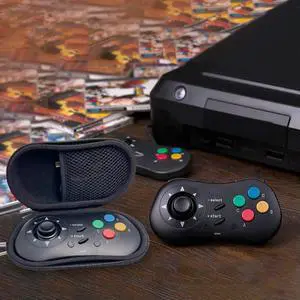 Protective Travel Case Anti Scratch Anti-Drop EVA Hard Carrying Case Shockproof for 8Bitdo NEOGEO/8Bitdo M30 Controller Protective Travel Case Anti Scratch Anti-Drop EVA Hard Carrying Case Shockproof for 8Bitdo NEOGEO/8Bitdo M30 Controller