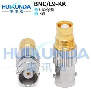 BNC/L9-KK BNC L9 female to Q9 female Q9/L9-KK RF connector BNC/L9-KK BNC L9 female to Q9 female Q9/L9-KK RF connector