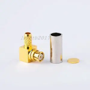SMP-KW3 Bent Female RF Connector Crimp RG174 Suitable for RG316 Female SMP-C-KW1.5 SMP-KW3 Bent Female RF Connector Crimp RG174 Suitable for RG316 Female SMP-C-KW1.5